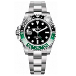 GМТ-Маѕter ІІ 126720VTNR Watch 40mm Oystersteel - Black and Green Cеrасhrоm Bezel