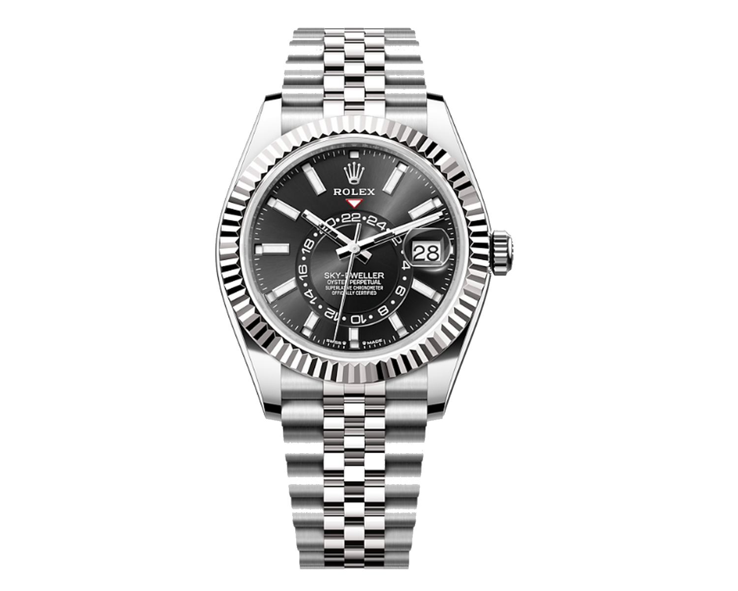 Sky Dweller Oyster 326934 Watch 42 mm Stainless Steel - Black