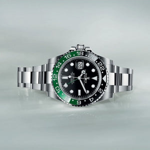 GМТ-Маѕter ІІ 126720VTNR Watch 40mm Oystersteel - Black and Green Cеrасhrоm Bezel