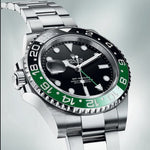 GМТ-Маѕter ІІ 126720VTNR Watch 40mm Oystersteel - Black and Green Cеrасhrоm Bezel